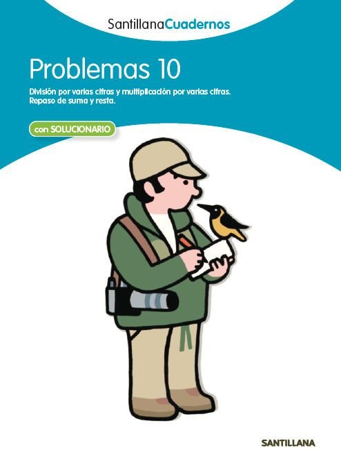 PROBLEMAS 10 SANTILLANA CUADERNOS, de Varios autores | portada del libro