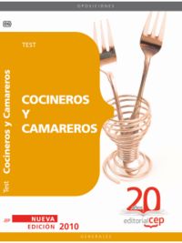 Cocineros y Camareros. Test, de Sin datos | portada del libro