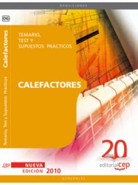 Calefactores Oposiciones Generales. Temario, Test y Supuestos Prácticos, de Sin datos | portada del libro