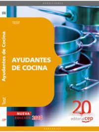 Ayudantes de Cocina. Test, de Sin datos | portada del libro