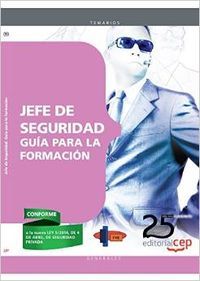 Jefe de seguridad gu¡a para la formación | portada del libro