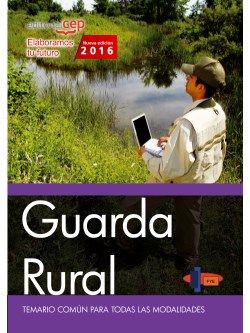 Guarda Rural. Temario común para todas las modalidades, de Formación y Especialización en Seguridad (FYES) | portada del libr