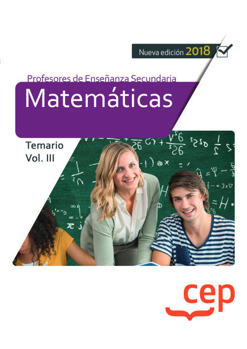 Cuerpo de Profesores de Enseñanza Secundaria. Matemáticas. Temario Vol. III. | portada del libro