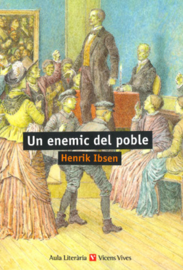 UN ENEMIC DEL POBLE (AULA LITERARIA), de IBSEN | portada del libro
