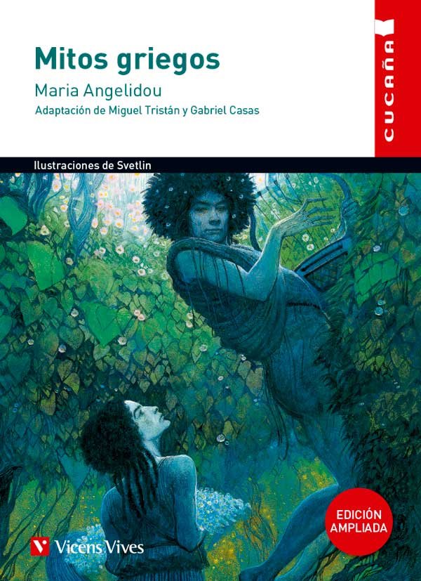 CUCAÑA 44 MITOS GRIEGOS 2023, de ANGELIDOU | portada del libro