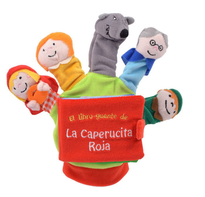 La Caperucita Roja (libro guante con títeres de dedo), de Varios autores | portada del libro