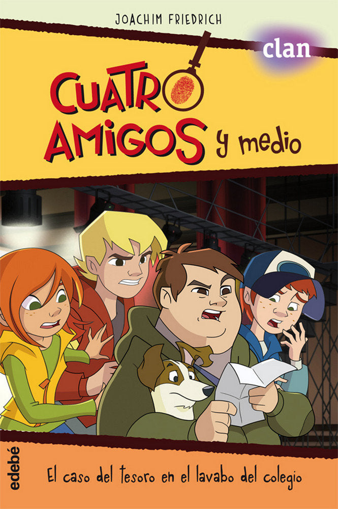 EL CASO DEL TESORO EN EL LAVABO DEL COLEGIO (la serie de TVE), de Friedrich, Joachim | portada del libro