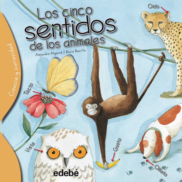 Los cinco sentidos de los animales, de Algarra Pujante, Alejandro | portada del libro