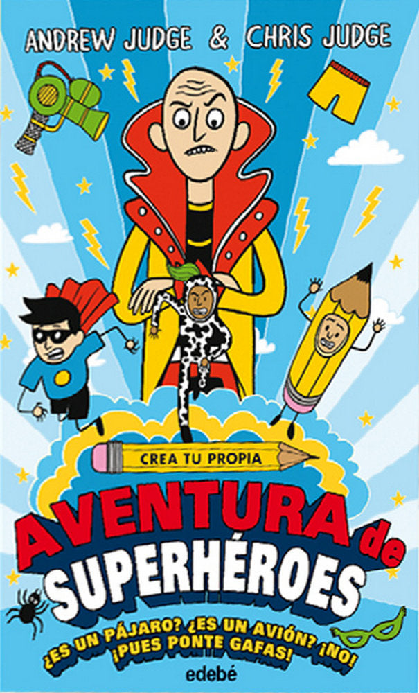 Crea tu propia aventura de superhéroes, de Judge, Andrew | portada del libro
