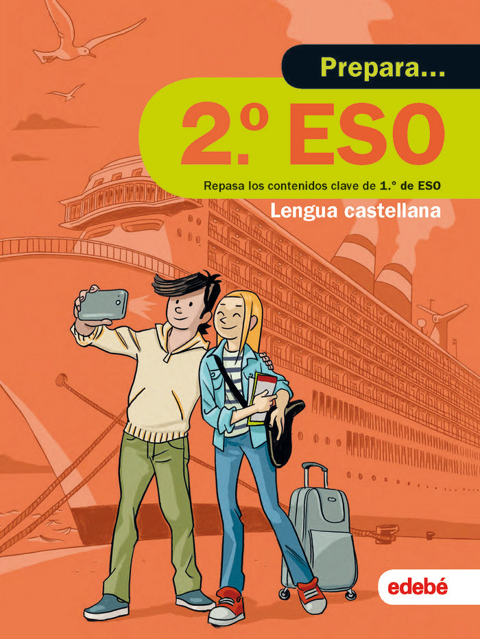PREPARA LENGUA CASTELLANA 2.º ESO, de Edebé, Obra Colectiva | portada del libro