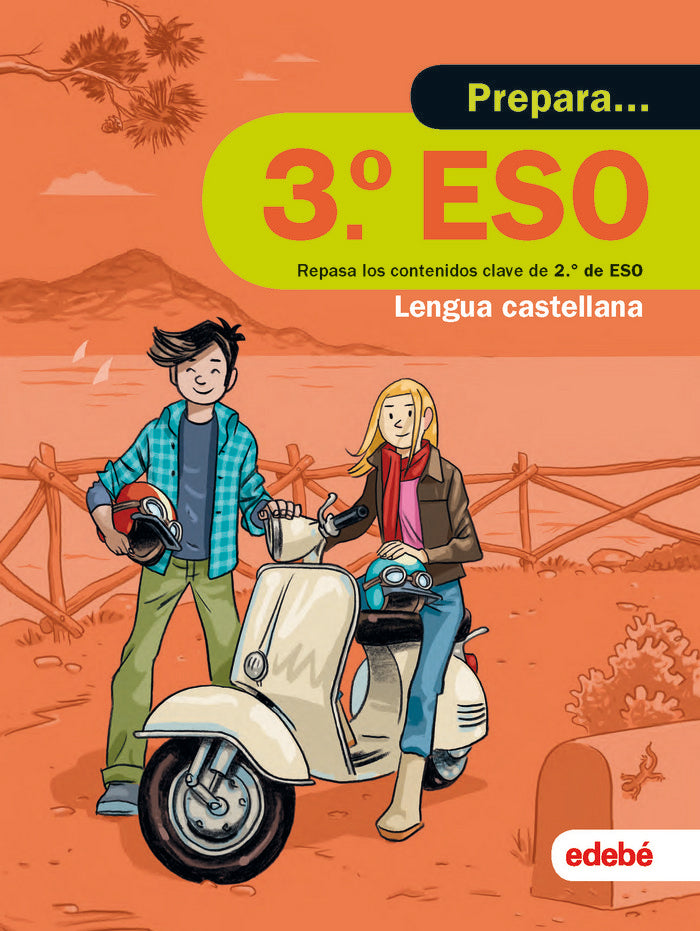 PREPARA LENGUA CASTELLANA 3.º ESO, de Edebé, Obra Colectiva | portada del libro