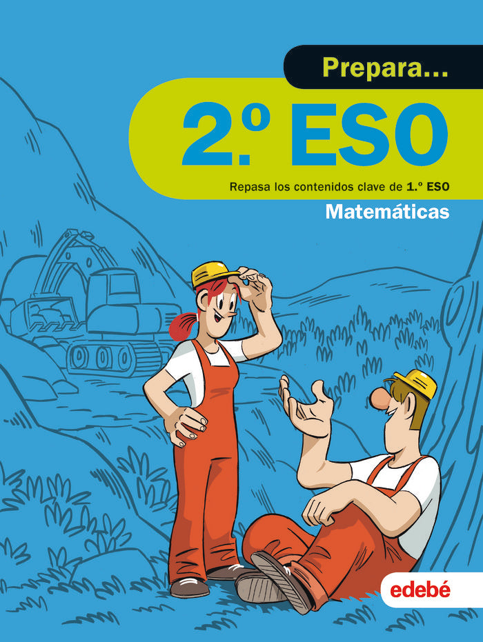 PREPARA MATEMÁTICAS 2.º ESO, de Edebé, Obra Colectiva | portada del libro