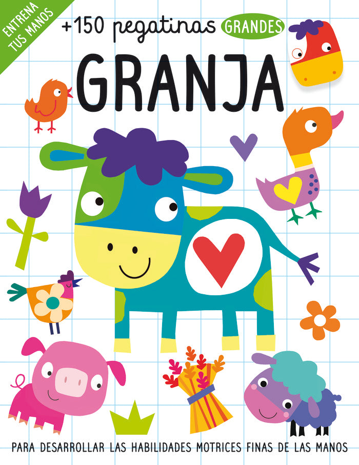 150 PEGATINAS GRANJA | portada del libro