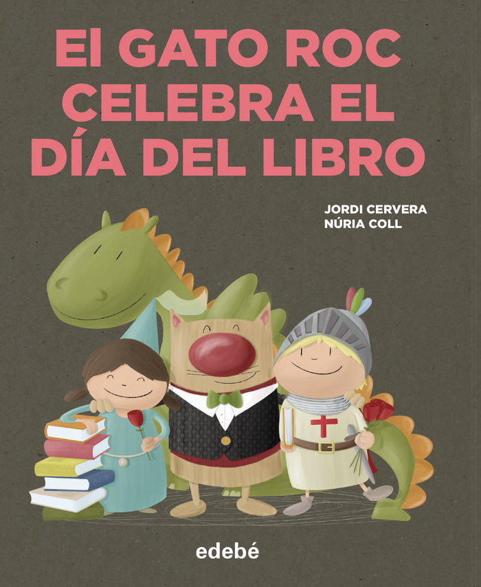 EL GATO ROC CELEBRA EL DIA DEL LIBRO, de JORDI CERVERA | portada del libro
