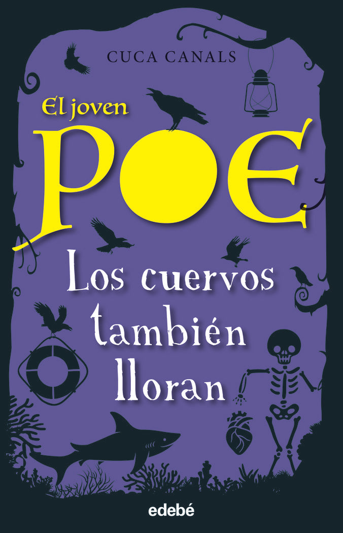JOVEN POE 10 LOS CUERVOS TAMBIEN LLORAN, de CUCA CANALS | portada del libro