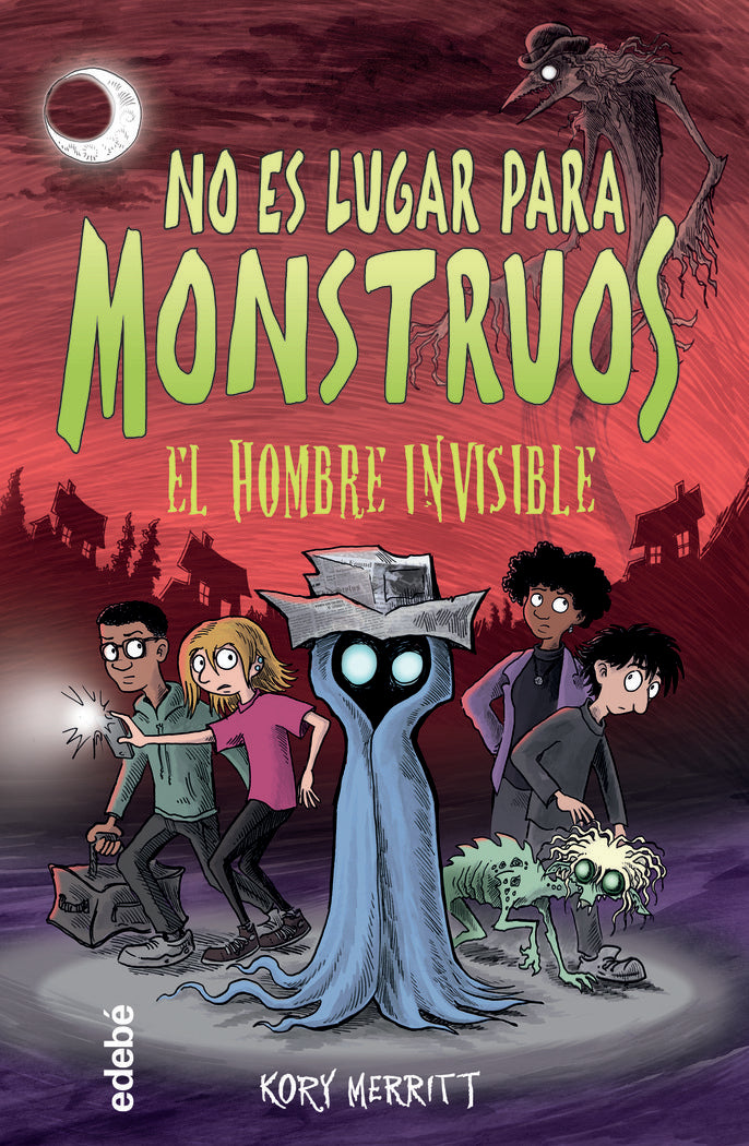 NO ES LUGAR PARA MONSTRUOS EL HOMBRE INVISIBLE, de MERRITT, KORY | portada del libro