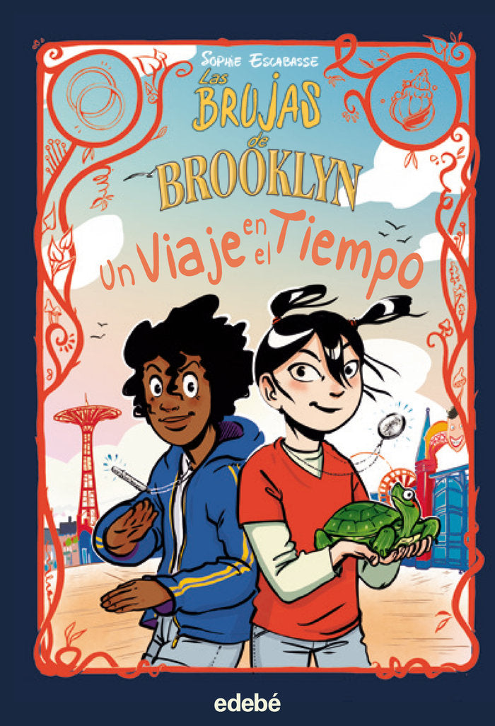 BRUJAS BROOKLYN 4 UN VIAJE EN EL TIEMPO, de SOPHIE ESCABASSE | portada del libro