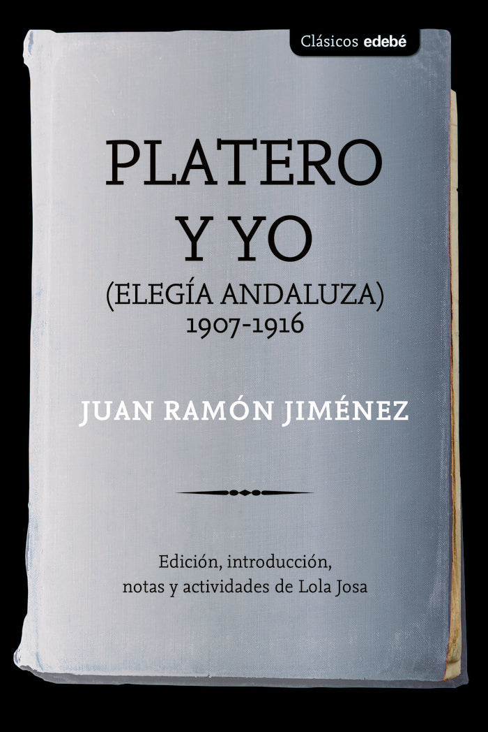 PLATERO Y YO, de JUAN RAMON JIMENEZ | portada del libro