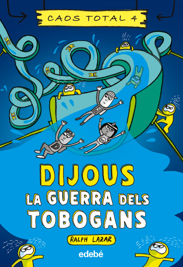 DIJOUS LA GUERRA DELS TOBOGANS, de RALPH LAZAR | portada del libro