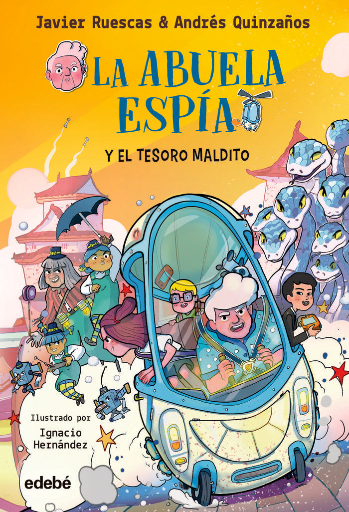 LA ABUELA ESPIA Y EL TESORO MALDITO, de RUESCAS SANCHEZ, JAVIER | portada del libro