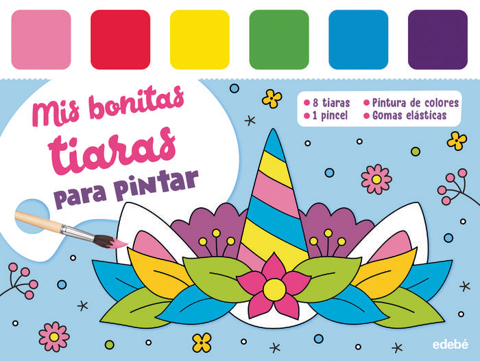 MIS BONITAS TIARAS PARA PINTAR, de VARIOS AUTORES | portada del libro