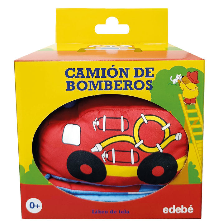 CAMION DE BOMBEROS LIBRO DE TELA PARA BEBES, de FERRI, FRANCESCA | portada del libro