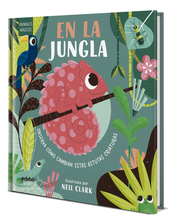 ANIMALES MAGICOS EN LA JUNGLA, de CLARK, NEIL | portada del libro