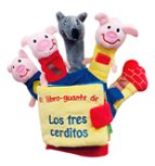 LOS 3 CERDITOS Y EL LOBO LIBRO GUANTE CON TITERES DE DEDO, de Varios autores | portada del libro