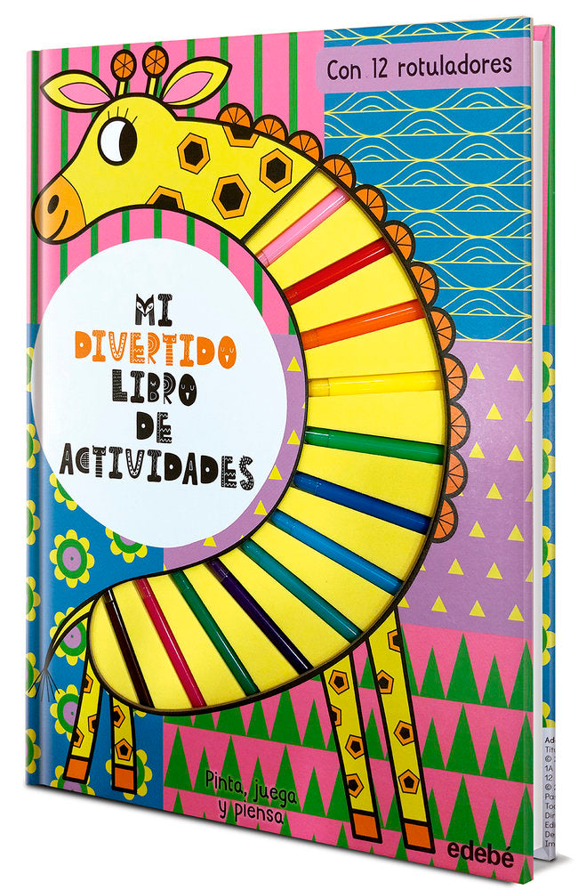 MI DIVERTIDO LIBRO DE ACTIVIDADES. JIRAFA, de AUSTIN, LUCIE | portada del libro