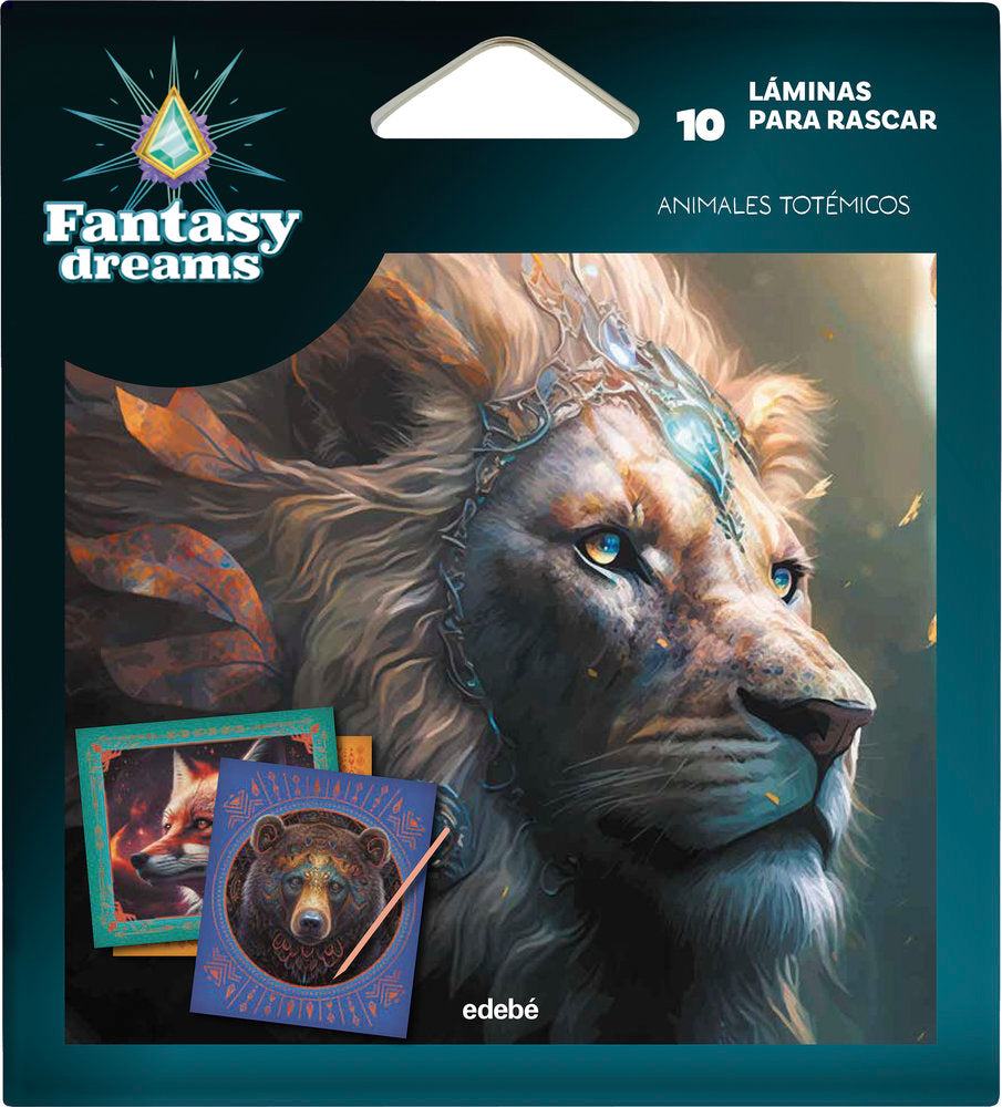 LAMINAS PARA RASCAR: ANIMALES TOTEMICOS, de EQUIPO FLEURUS | portada del libro