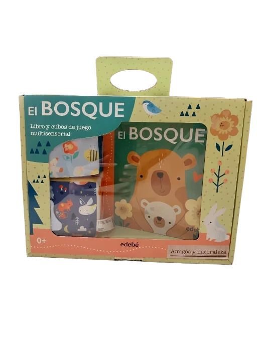 EL BOSQUE. LIBRO Y CUBOS DE JUEGO MULTISENSORIAL, de BROOKS, SUSIE | portada del libro