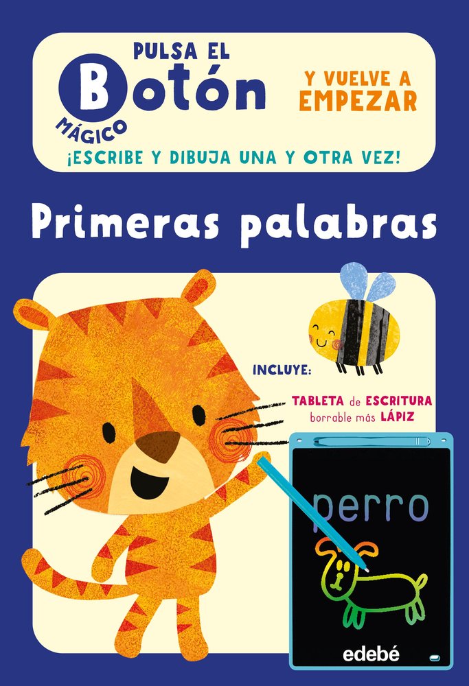 PULSA EL BOTON MAGICO: PRIMERAS PALABRAS, de STEMP, TONI | portada del libro