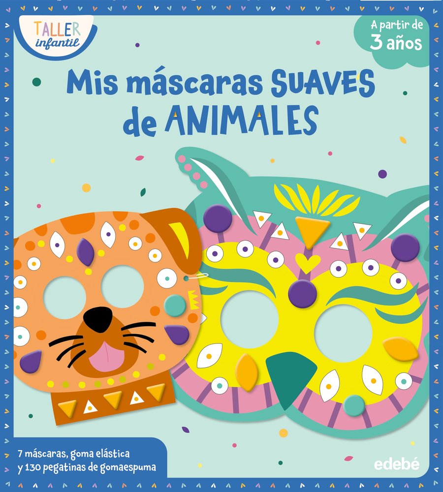 MIS MASCARAS SUAVES DE ANIMALES (BUHO EN LA CUBIERTA), de VARIOS AUTORES | portada del libro