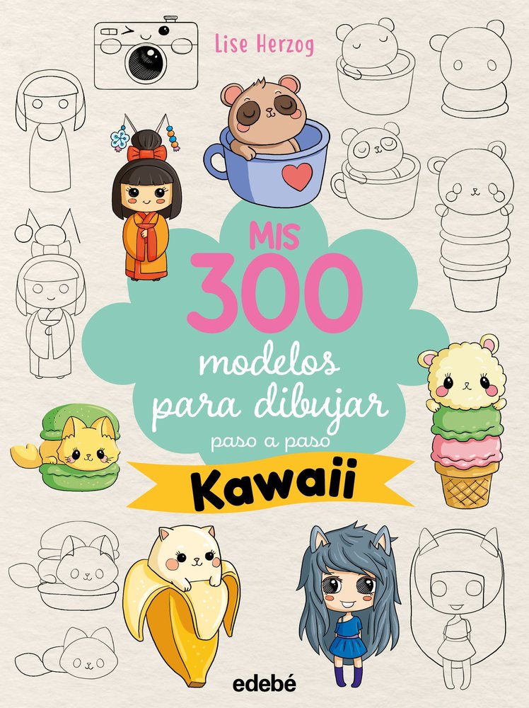 MIS 300 MODELOS PARA DIBUJAR PASO A PASO, de HERGOZ, LISE | portada del libro