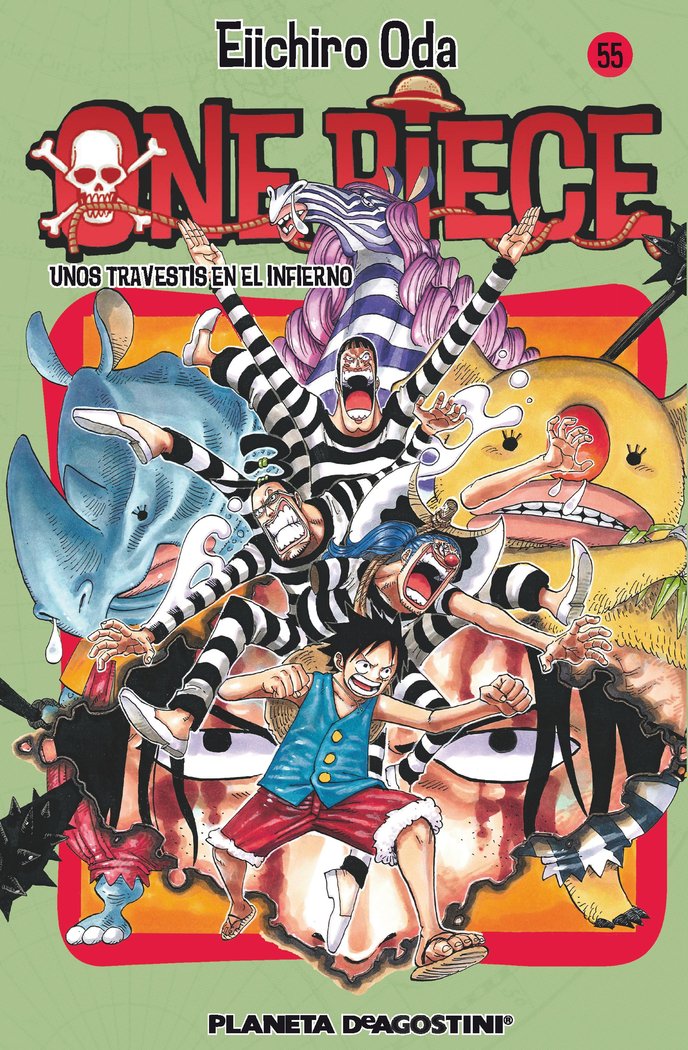 One Piece nº 55, de Oda, Eiichiro | portada del libro