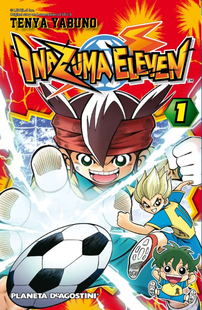 Inazuma Eleven nº 01/10, de Yabuno, Tenya | portada del libro