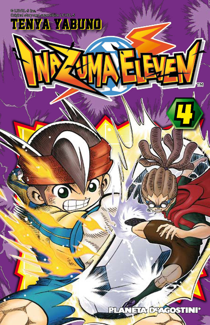 Inazuma Eleven nº 04/10, de Yabuno, Tenya | portada del libro