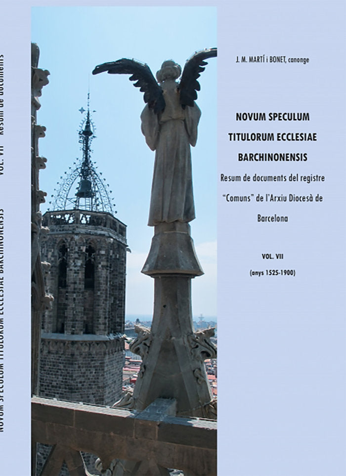 Novum Speculum Titulorum Ecclesiae Barchinonensis vol. VII R, de Martí Bonet, J. Mª | portada del libro