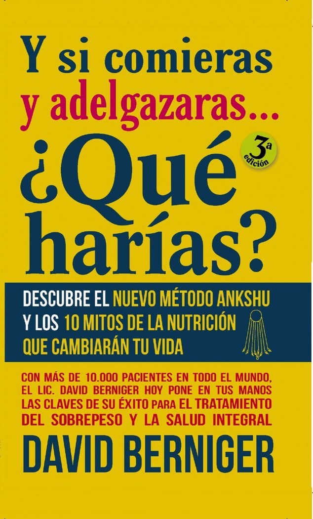 Y si comieras y adelgazaras... ¿Qué harías?, de David Berniger | portada del libro