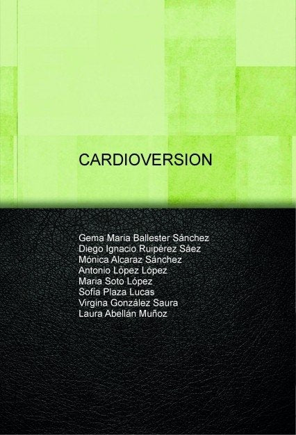 CARDIOVERSION, de ABELLAN,LAURA | portada del libro