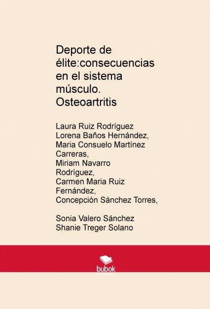 Deporte de élite:consecuencias en el sistema músculo. Osteoartritis, de Treger,Shanie | portada del libro