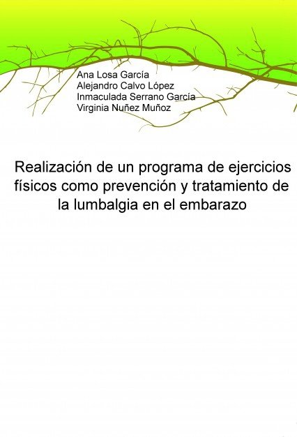 Realización de un programa de ejercicios físicos como prevención y tratamiento de la lumbalgia en el, de Nuñez Muñoz, Virgini