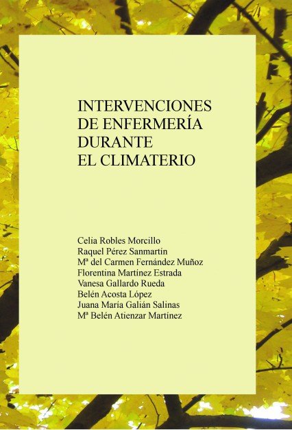 Intervenciones de enfermería durante el climaterio, de Morcillo Robles, Celia | portada del libro