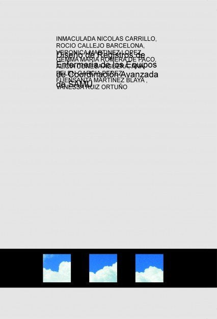 Diseño de Registros de Enfermería de los Equipos de Coordinación Avanzada de SAMU, de ORTUÑO RUIZ, VANESSA | portada del libr