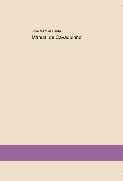 Manual de Cavaquinho, de Carita, José Manuel | portada del libro