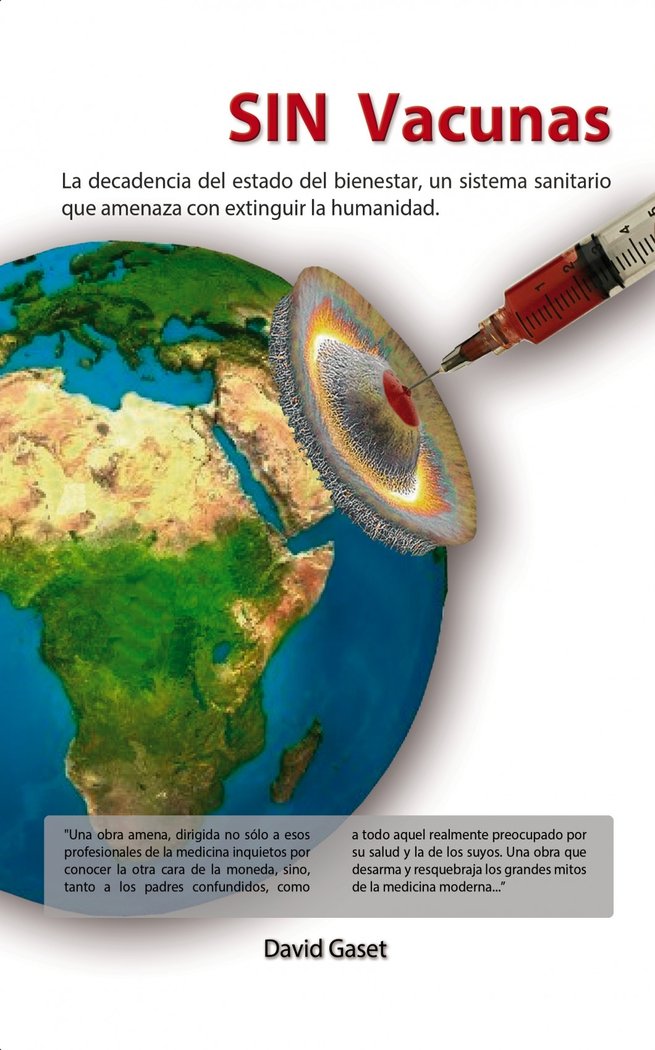 SIN Vacunas, de David Gaset | portada del libro