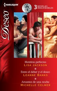 Mentiras perfectas, Entre el deber y el deseo, Amantes de una noche, de JACKSON, LISA | portada del libro