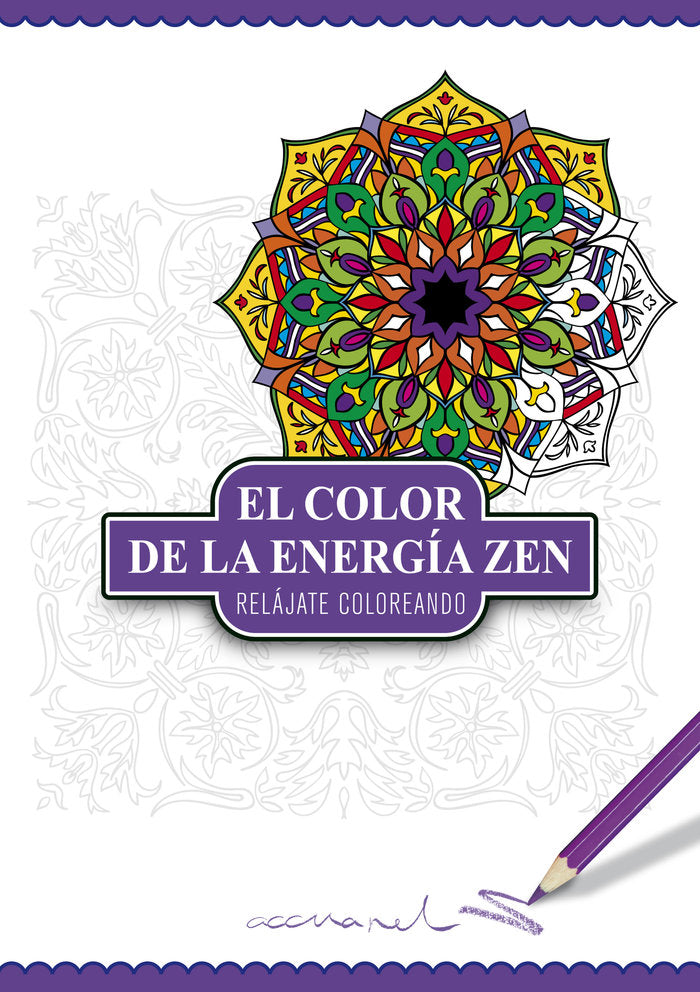 Cuaderno para colorear - Zen, de S.A. | portada del libro
