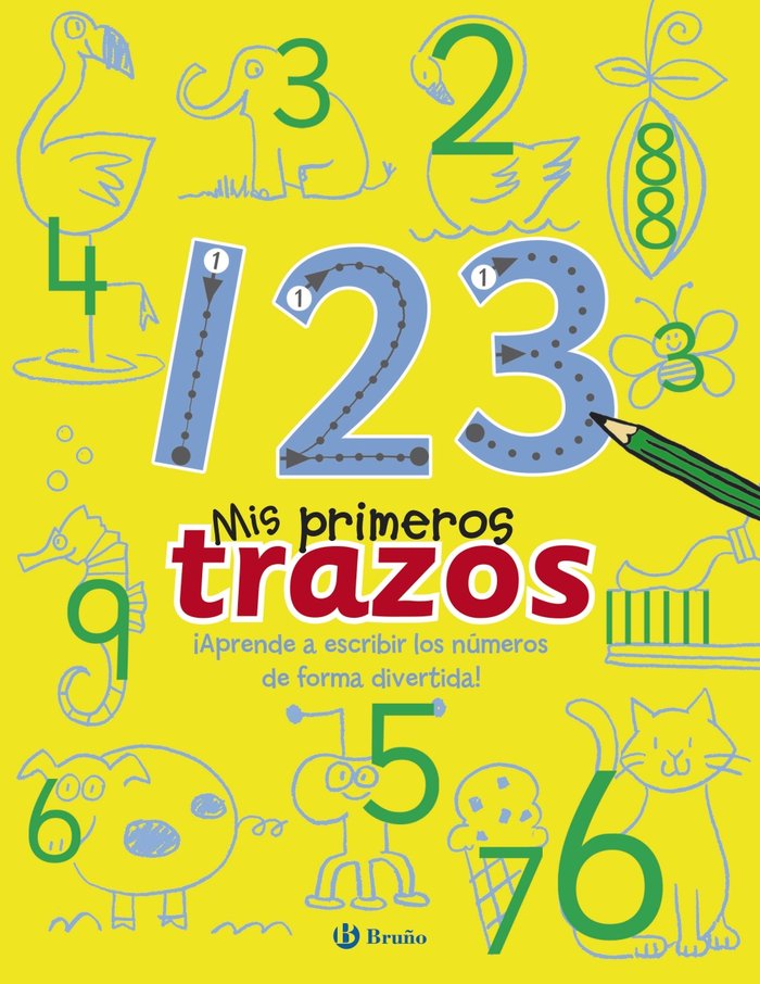 1 2 3 - Mis primeros trazos, de Pilkington | portada del libro