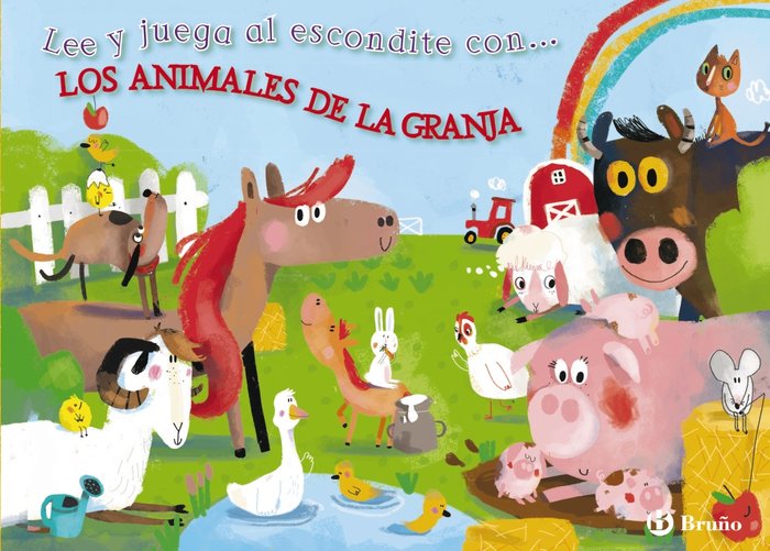 Lee y juega al escondite con... LOS ANIMALES DE LA GRANJA, de Poitier, Anton | portada del libro